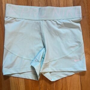 Pale Blue Nike Pro’s